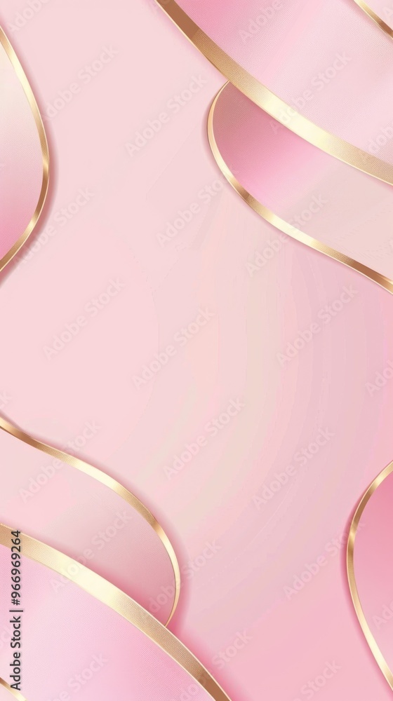 Abstract pink with shiny gold background Abstract pink with shiny gold background