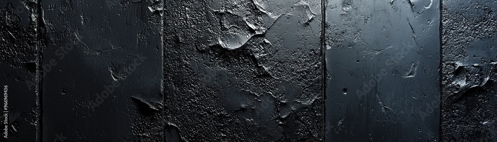 Menacing dark walls with a faintly light black concrete cement texture, ideal for creating a chilling and mysterious background with a textured, unsettling effect Menacing dark walls with a faintly light black concrete cement texture, ideal for creating a chilling and mysterious background with a textured, unsettling effect