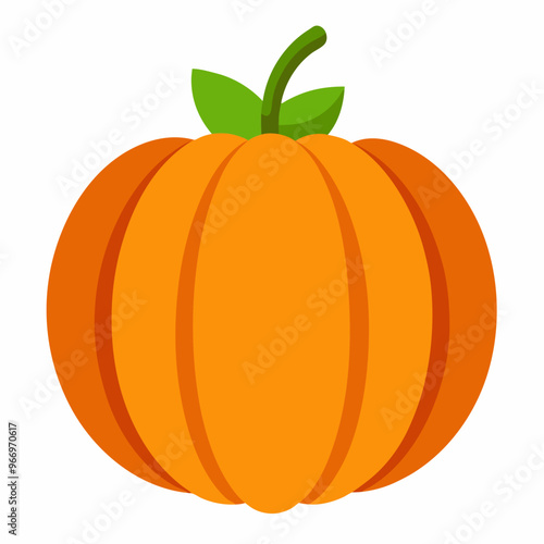 Transparent PNG available
Cute pumpkin icon logo vector illustration. Suitable for icons, logos, illustrations, stickers, books, covers, etc. photo