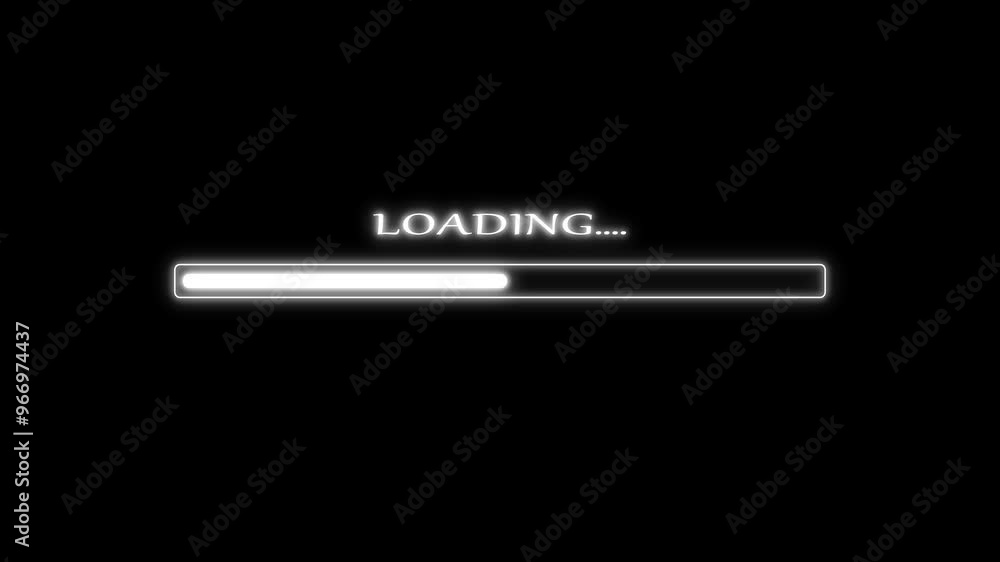 New Loading Progress Bar Animation Background. New Loading Progress Bar Animation Background.