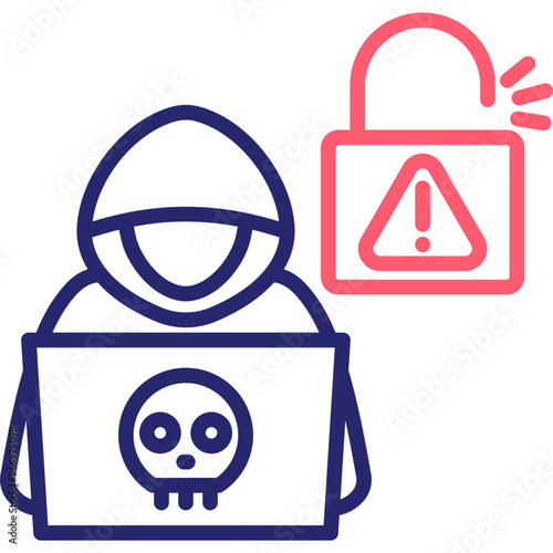 Cyber Attack Icon