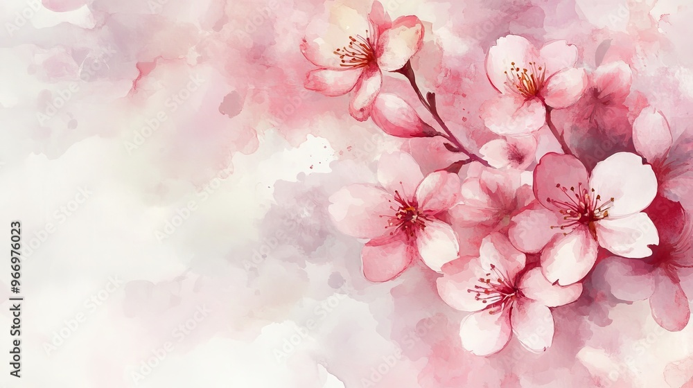 Elegant Dusty Pink Floral Background on White Soft, Romantic, and Delicate Elegant Dusty Pink Floral Background on White Soft, Romantic, and Delicate