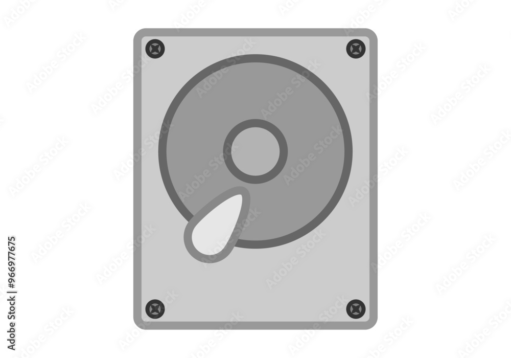 Disco duro de físico de un ordenador Disco duro de físico de un ordenador