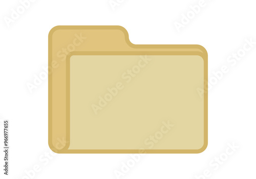 Icono amarillo de carpeta de sistema operativo 