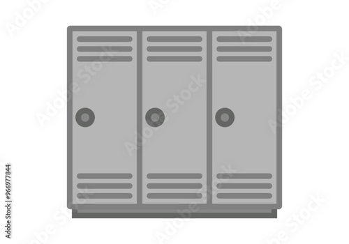 Taquillas de metal gris para guardar ropa u objetos