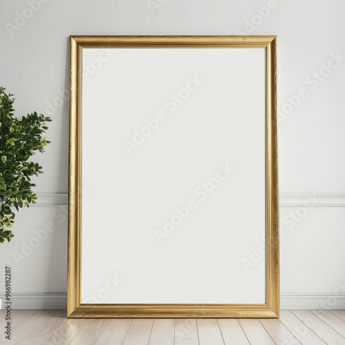 Empty mockup frame aesthetic interior