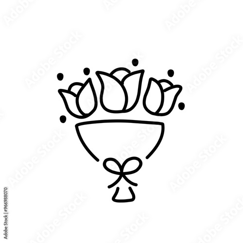 funeral icons. line vector