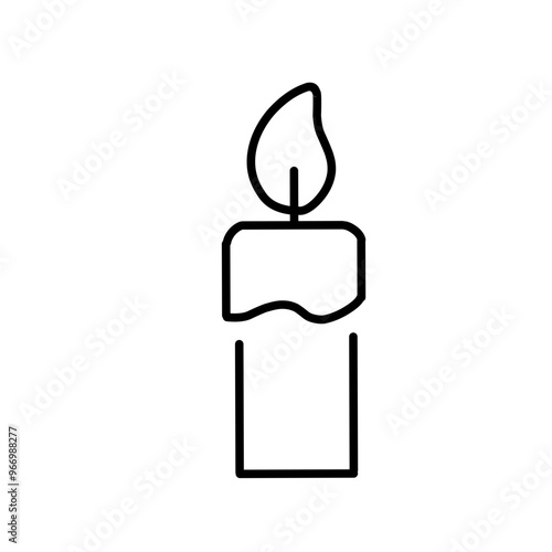 funeral icons. line vector