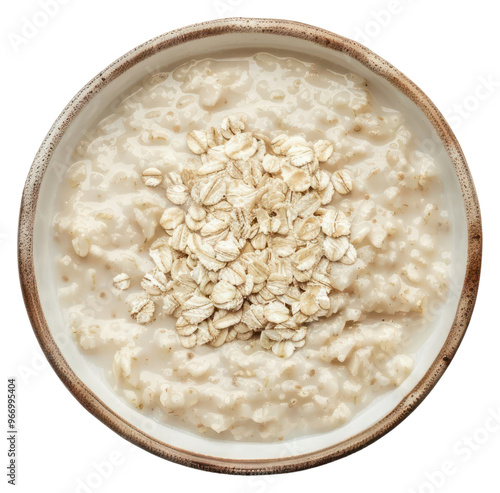 PNG Healthy oatmeal breakfast bowl photo