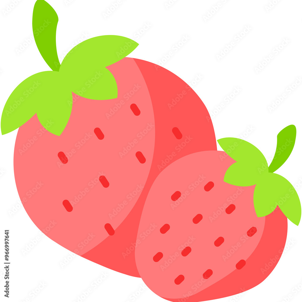 Obraz premium Avocado Icon Illustration