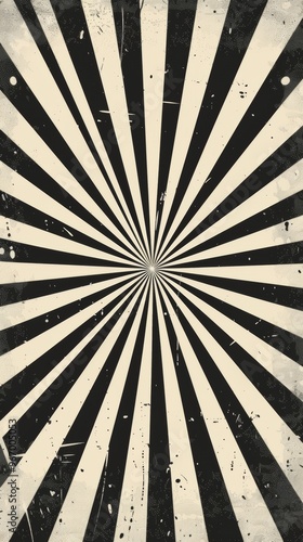 Black, red and beige retro circus background with sun rays vector presentation template design, vintage poster, circus poster, background design template for your business project