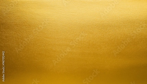 Gold Paint on Concrete Wall Texture Background.
