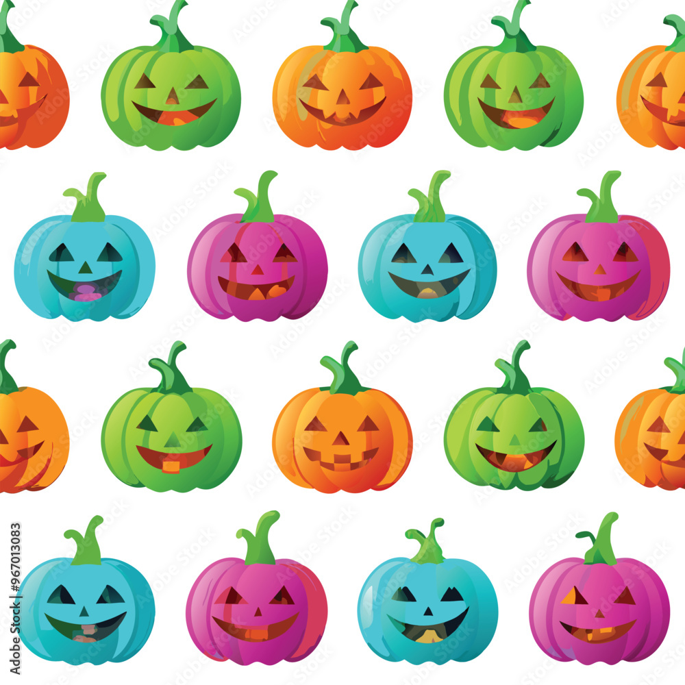 Halloween seamless pattern with pimpkeen. Vector illustration. stock illustration. Halloween seamless pattern with pimpkeen. Vector illustration. stock illustration.