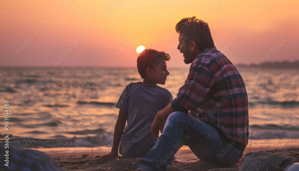 A Heart-to-Heart by the Seaside: A Father and Son's Conversation at A Heart-to-Heart by the Seaside: A Father and Son's Conversation at