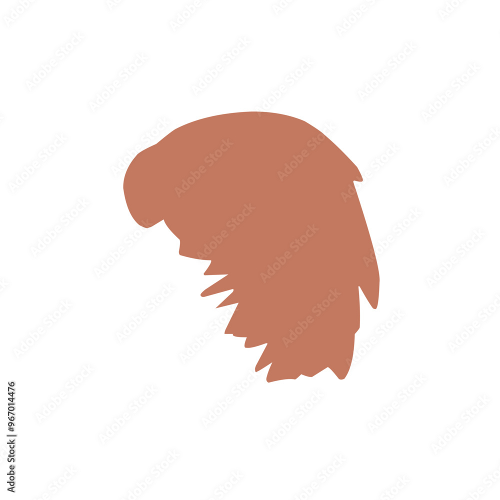 Wig icons set flat vector Wig icons set flat vector
