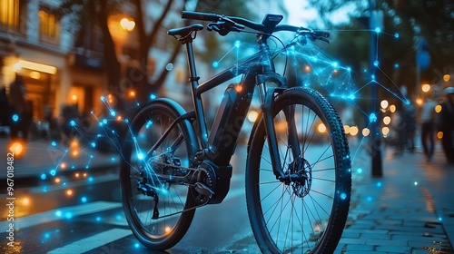 IoT Sensors Monitoring Connected Bicycle s Location Speed and Safety photo