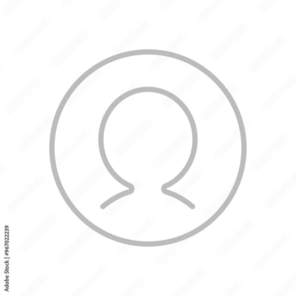 人の顔のシルエットのシンプルなプロフィールアイコン - SNSのユーザーや初期アイコンのイメージ素材 人の顔のシルエットのシンプルなプロフィールアイコン - SNSのユーザーや初期アイコンのイメージ素材