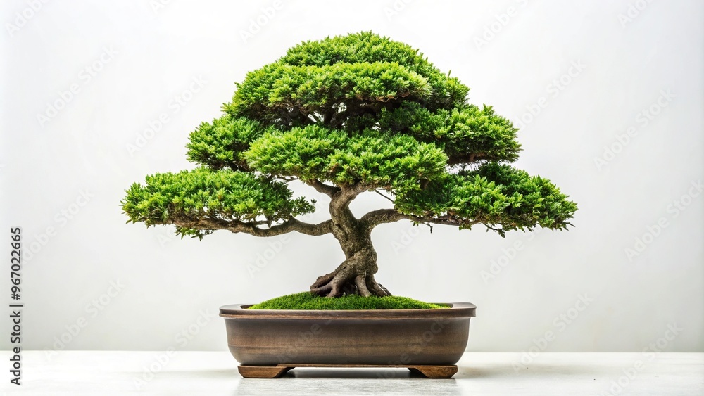 Tree bonsai isolated on white background Tree bonsai isolated on white background