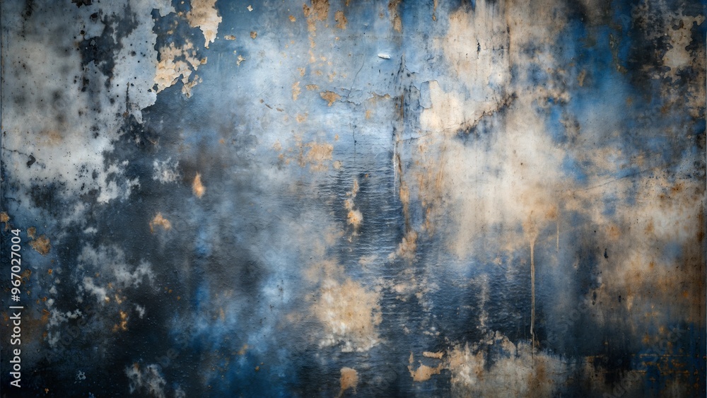 Abstract textured background in blue tones, grunge artistic style Abstract textured background in blue tones, grunge artistic style
