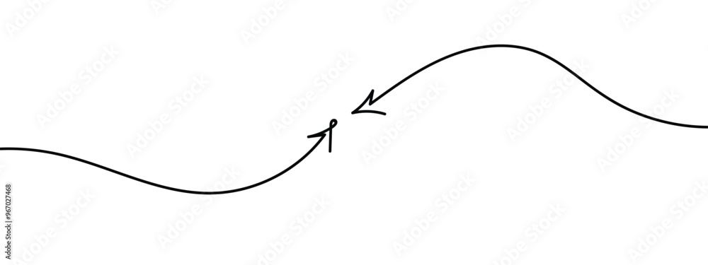 cursor line art style, arrow, vector with transparent background. cursor line art style, arrow, vector with transparent background.