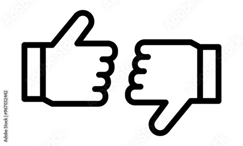 ハンドサイン　グッド　バッド