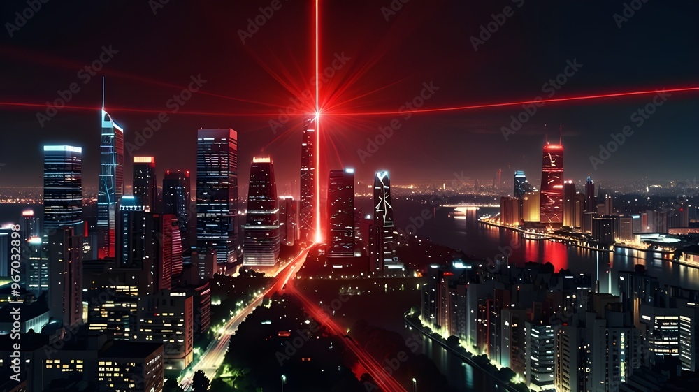 Fototapeta premium city at night