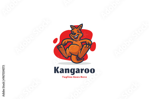 Kangaro logo illustration vector Design template
