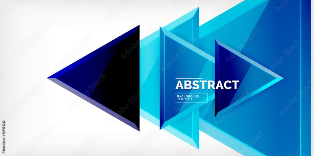 Abstract background - glossy triangles. Vector Illustration For Wallpaper, Banner, Background, Card, Book Illustration, landing page Abstract background - glossy triangles. Vector Illustration For Wallpaper, Banner, Background, Card, Book Illustration, landing page