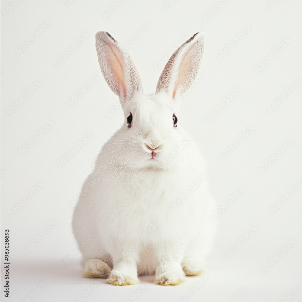 rabbit on a white background rabbit on a white background