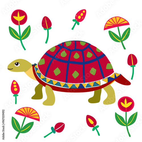 tortoise vector art, tortoise illustration, graphics tortoise icon