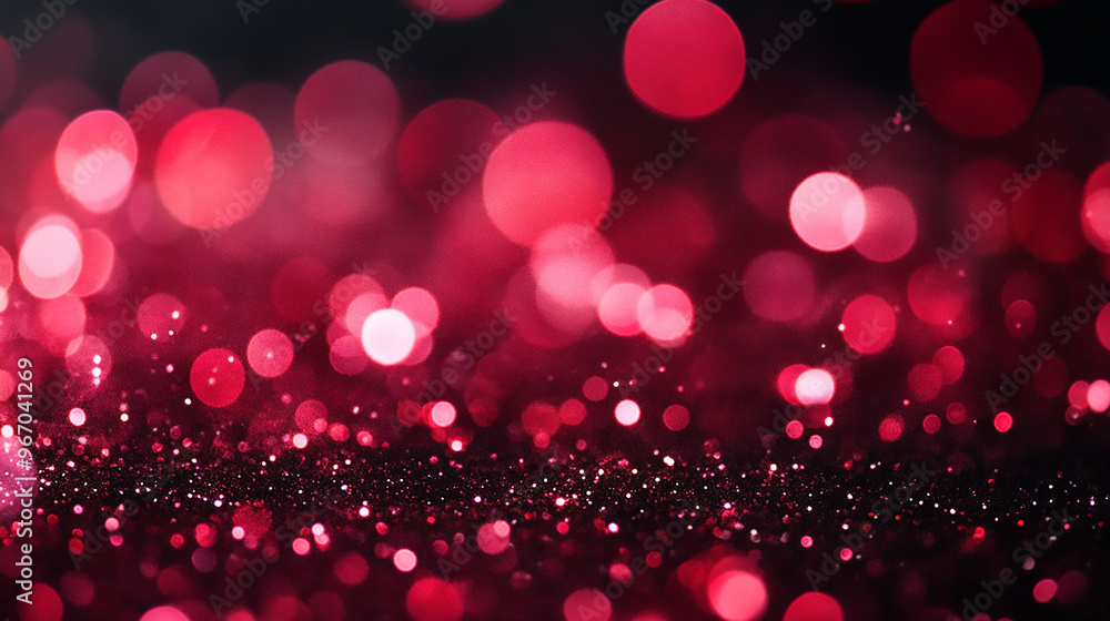 Dreamlike bokeh over a twilight-hued glitter texture. Dreamlike bokeh over a twilight-hued glitter texture.