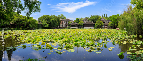 Wallpaper Mural landscape of chinese garden Torontodigital.ca