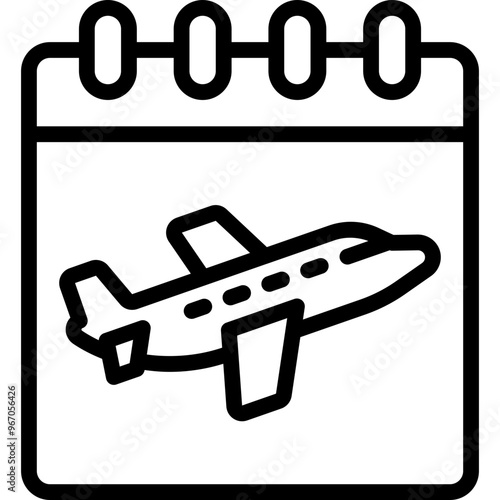 schedule plane icon