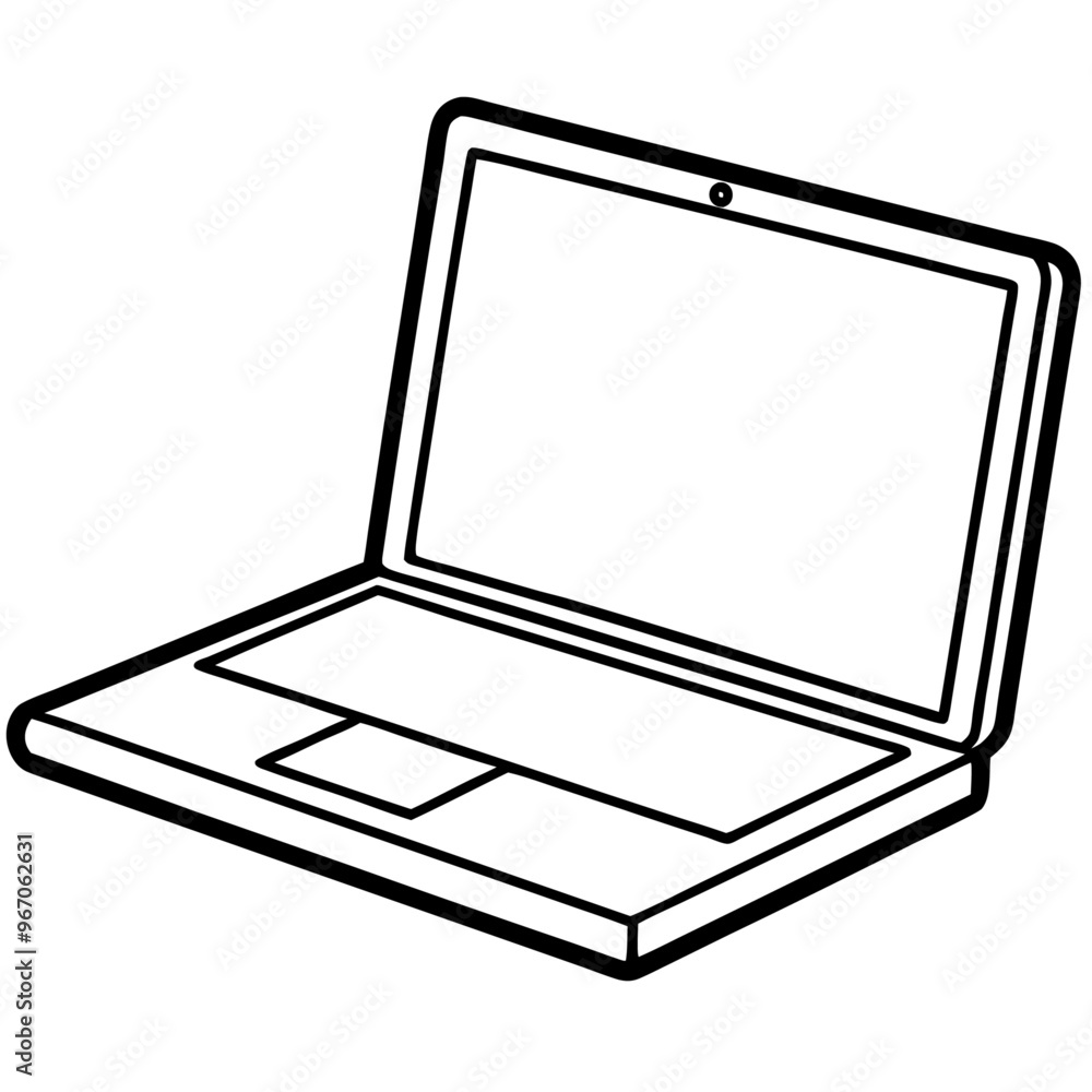 laptop outline coloring book page line art illustration digital drawing laptop outline coloring book page line art illustration digital drawing