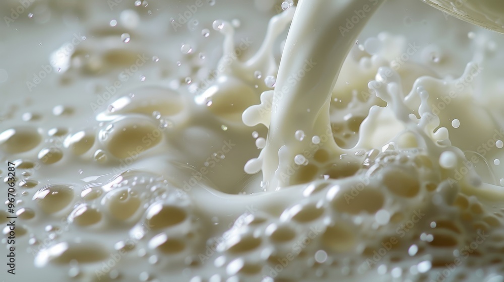 Organic Almond Milk: A carton of smooth, plant-based milk made from finely ground almonds. Dairy-free and gluten-free, it's a great source of calcium and vitamin D.
Organic Almond Milk: A carton of smooth, plant-based milk made from finely ground almonds. Dairy-free and gluten-free, it's a great source of calcium and vitamin D.