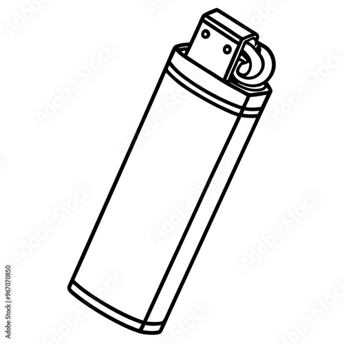 lighter outline coloring book page line art illustration digital drawing