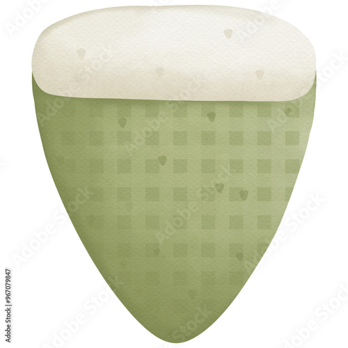 Cupcakes Candy and ghost cartoon Watercolor so cute.