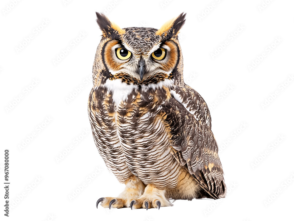 a brown and white owl a brown and white owl
