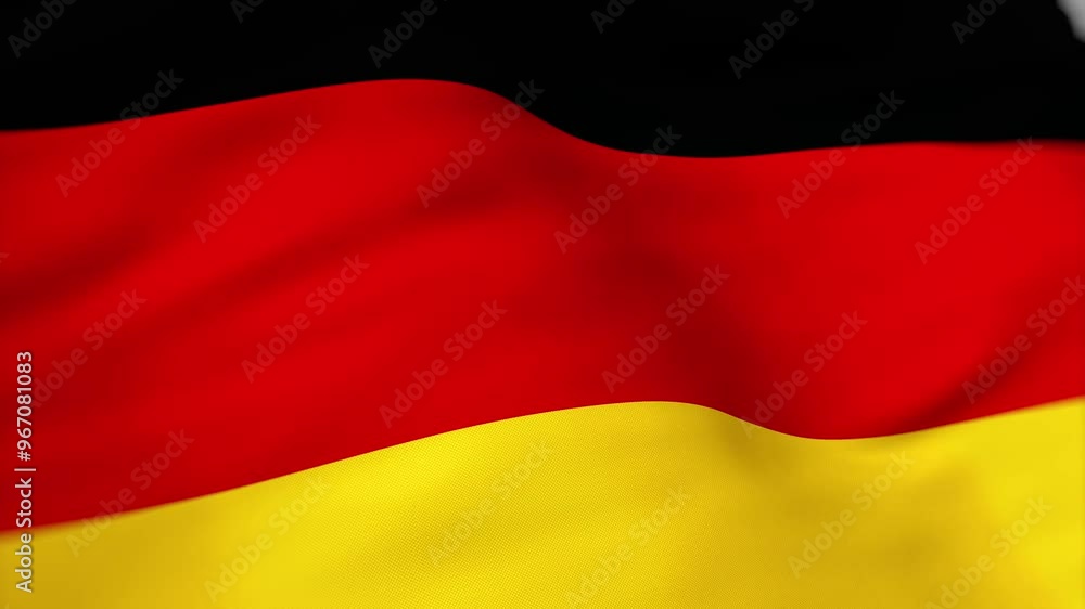 Germany waving 4k independence day Germany waving 4k independence day