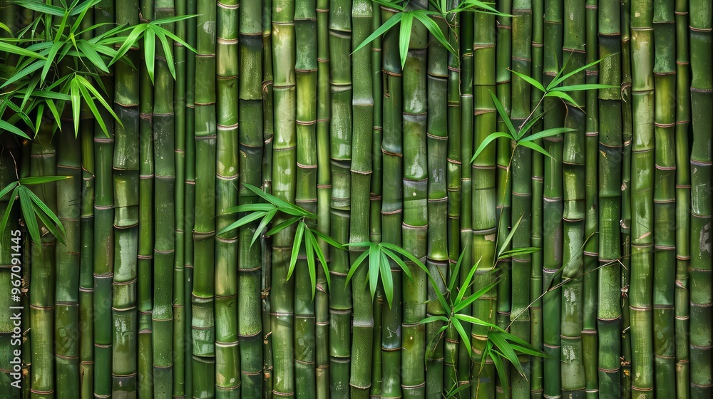 Fototapeta premium Bamboo texture background coming from natural