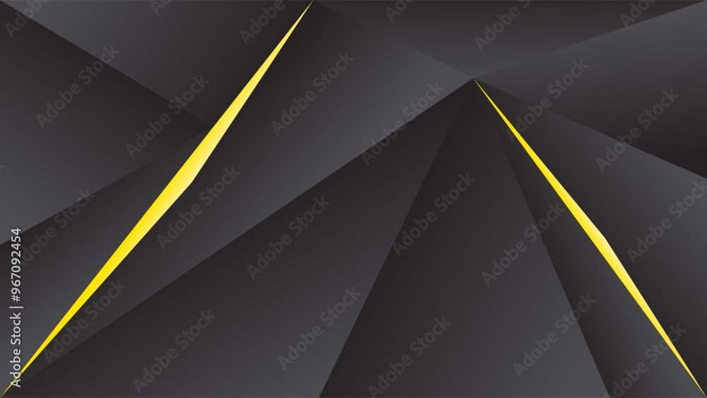 ABSTRACT DARK BACKGROUND WITH GEOMETRIC TRIANGLE SHAPES GRADIENT YELLOW COLOR DESIGN VECTOR TEMPLATE GOOD FOR MODERN WEBSITE, WALLPAPER, COVER DESIGN, LANDING PAGE ABSTRACT DARK BACKGROUND WITH GEOMETRIC TRIANGLE SHAPES GRADIENT YELLOW COLOR DESIGN VECTOR TEMPLATE GOOD FOR MODERN WEBSITE, WALLPAPER, COVER DESIGN, LANDING PAGE