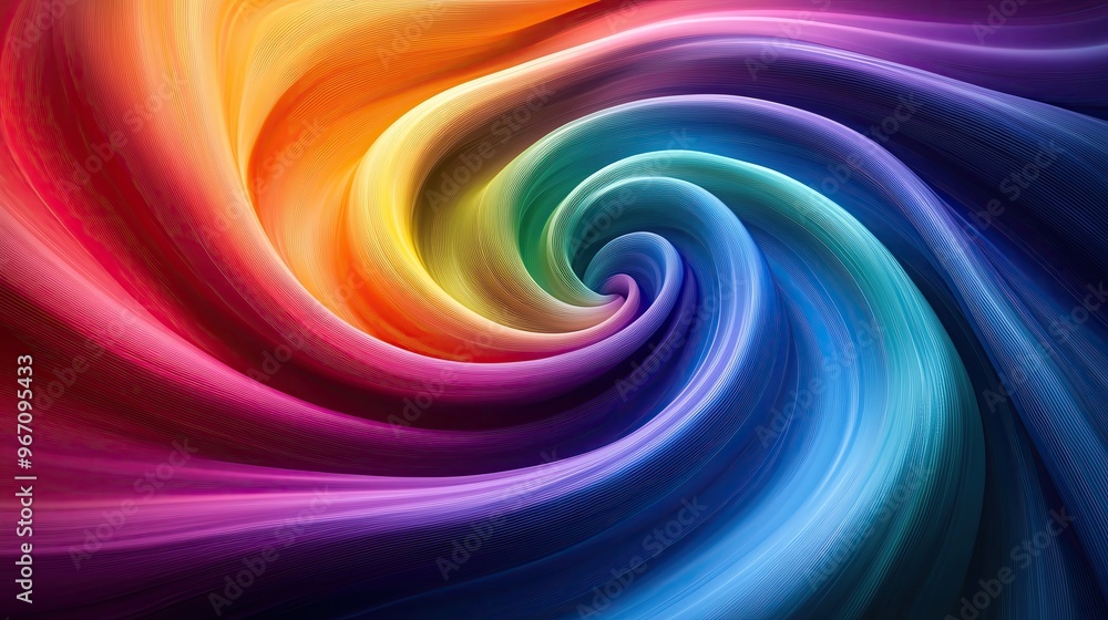 A vibrant swirl of colors creating an abstract representation of movement and harmony, perfect for design and decor. A vibrant swirl of colors creating an abstract representation of movement and harmony, perfect for design and decor.