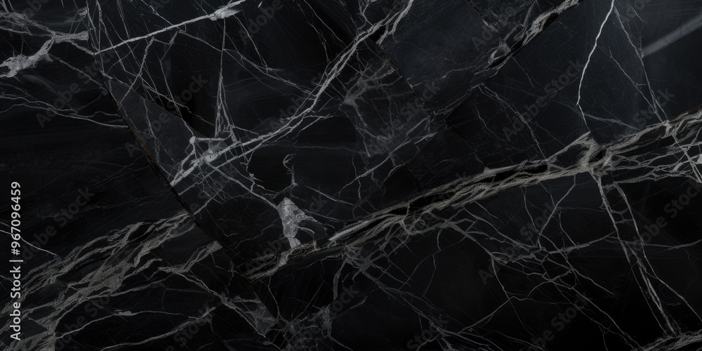 Black marble stone close-up panoramic texture flat lay background Black marble stone close-up panoramic texture flat lay background