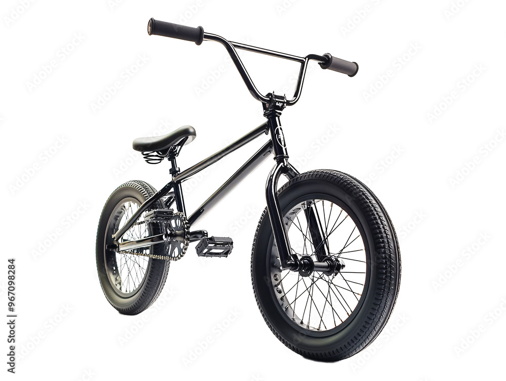 Fototapeta premium a bicycle with a white background