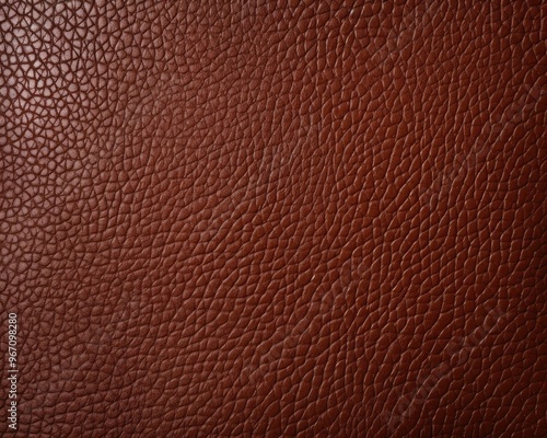 Brown leather close-up texture flat lay background