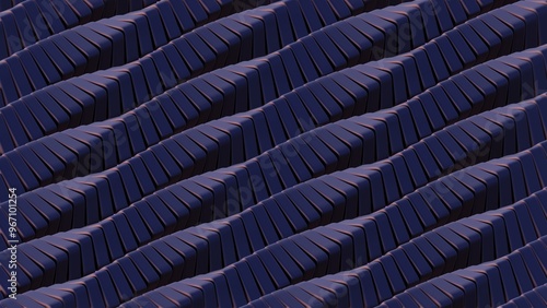 Wallpaper Mural Abstract Blue Pattern with Woven Textures Torontodigital.ca