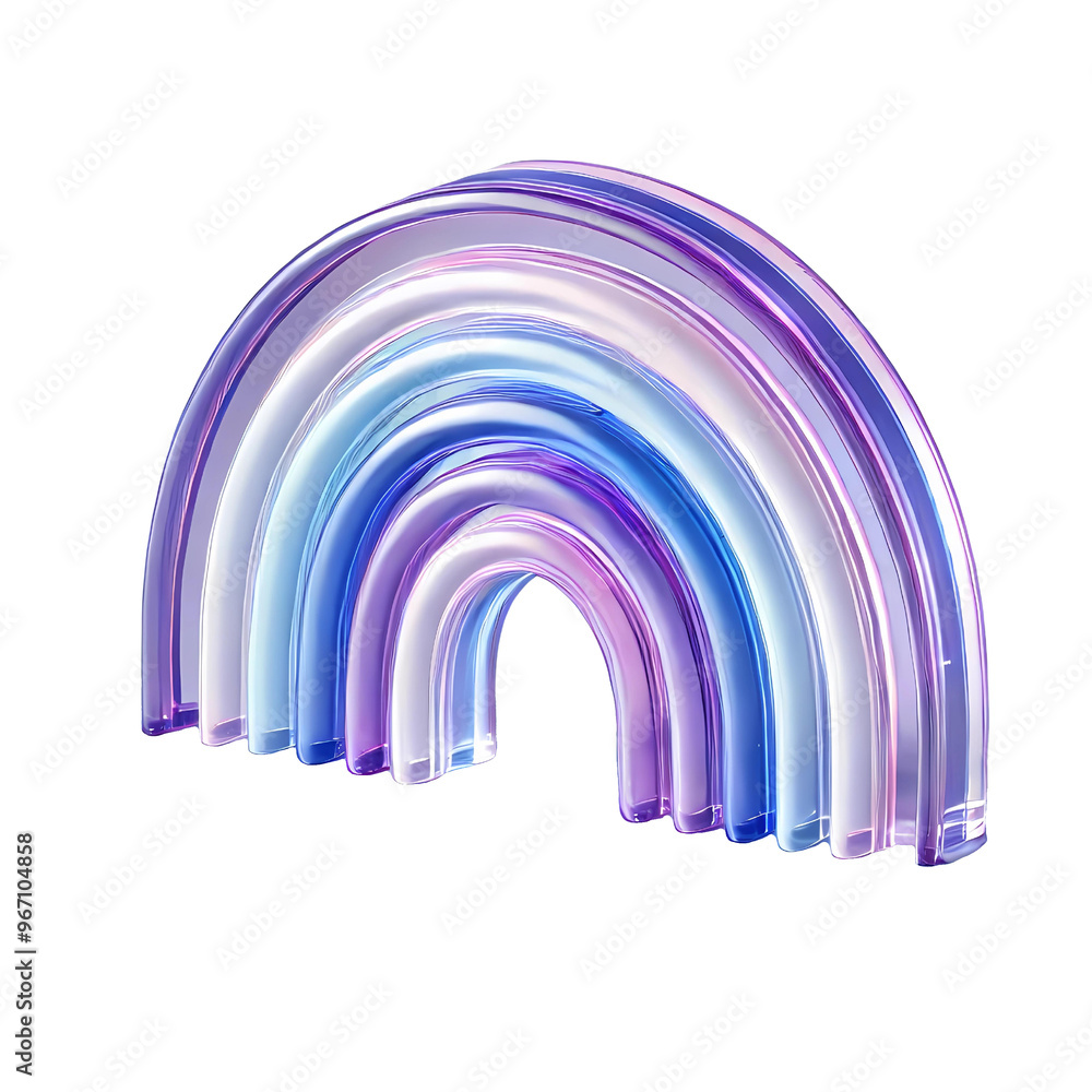 Fototapeta premium 3d rainbow 