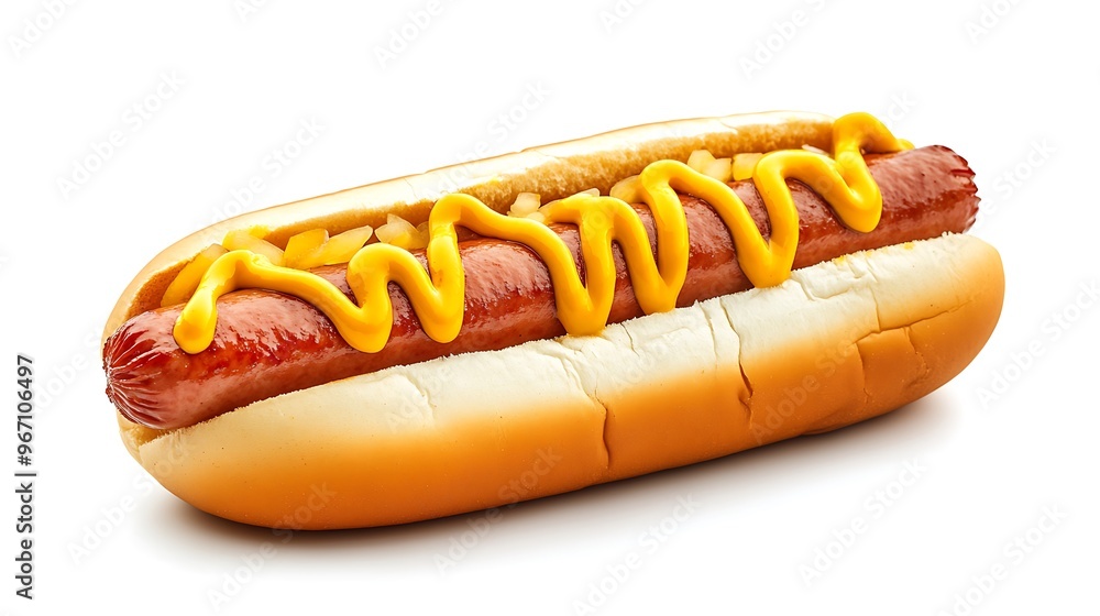 Delicious Hot Dog with Toppings