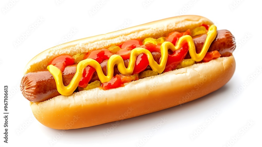 Delicious Hot Dog with Toppings Delicious Hot Dog with Toppings