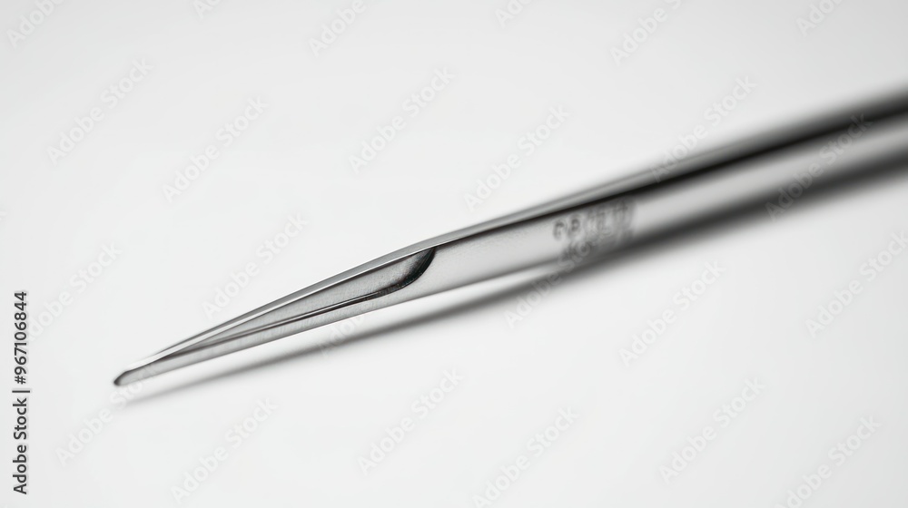 Close-up of a Shiny Metal Surgical Instrument Close-up of a Shiny Metal Surgical Instrument